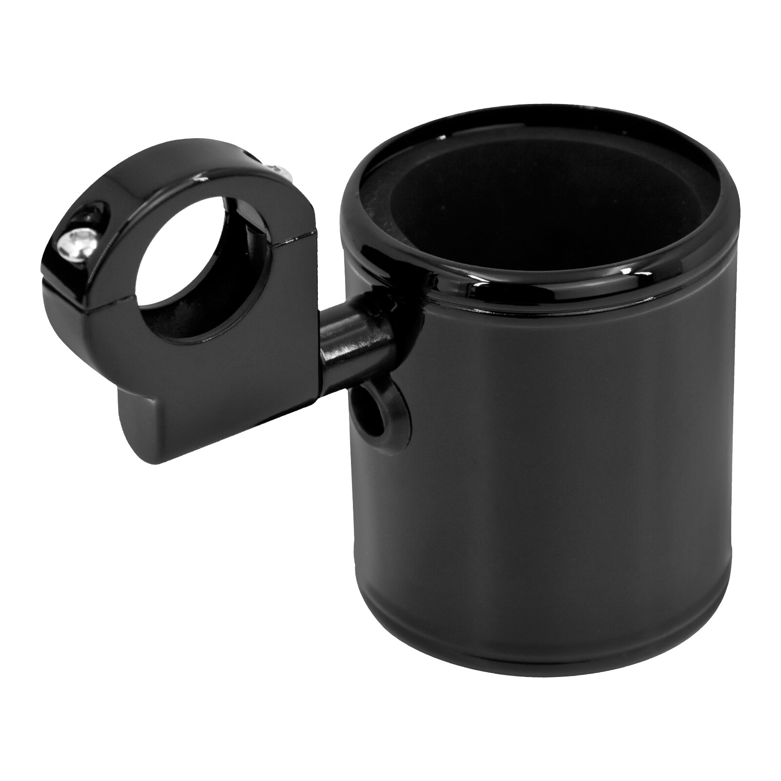 Black Motorcycle Cup Holder Handlebar Drink Bottle Holder For Harley Universal