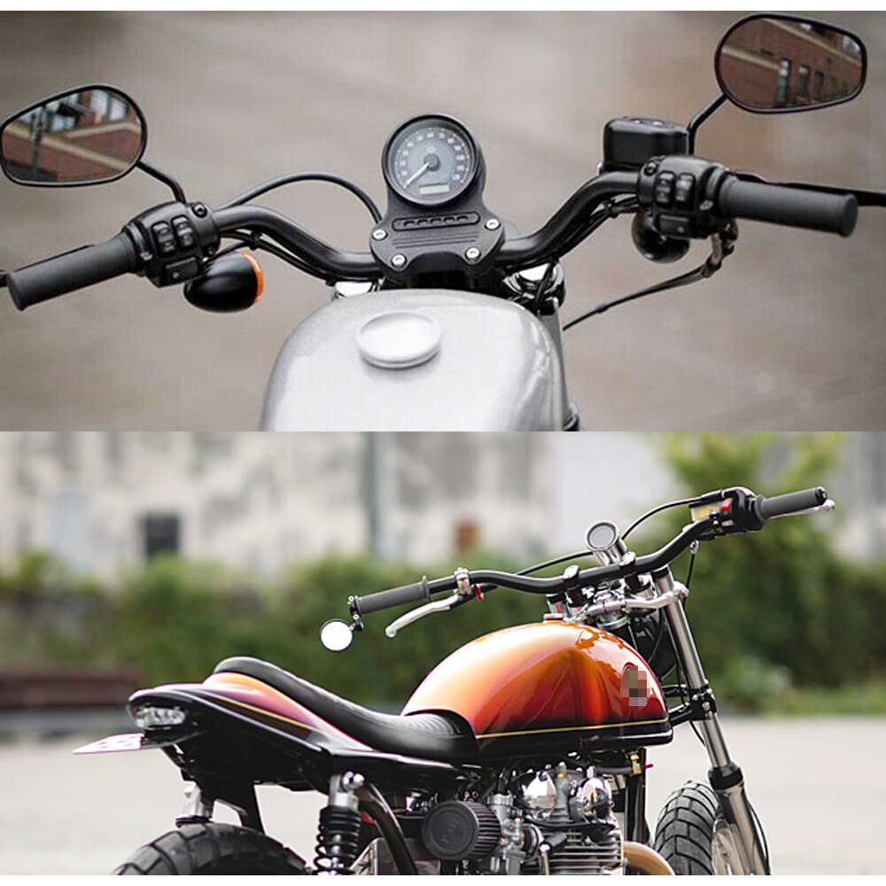 Motorcycle 1 Inch Drag Bar Handlebars for Harley Springer Bobber Cafe Racer