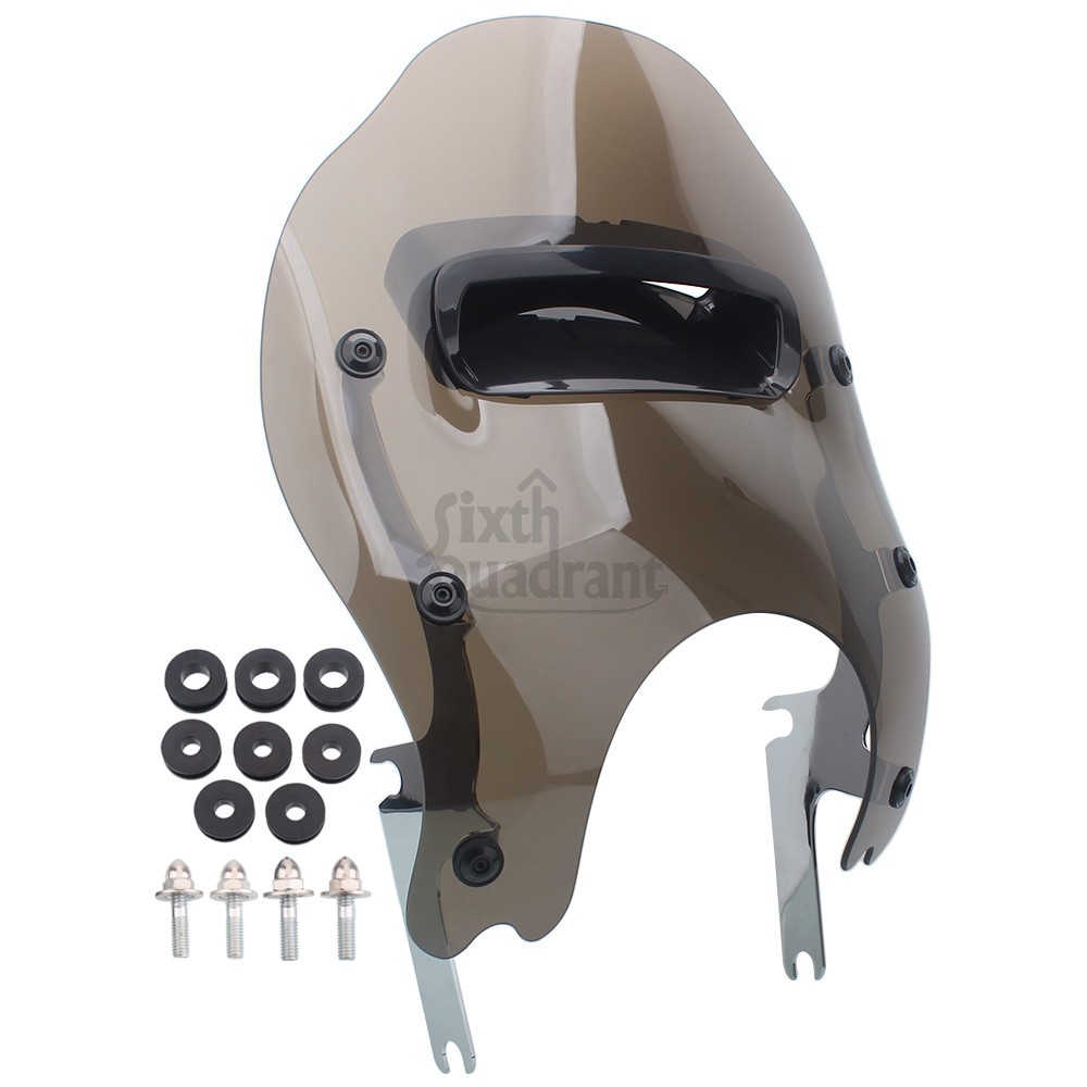 1994-2025 Smoked Wind Splitter Vented Windshield For Harley Road King Special