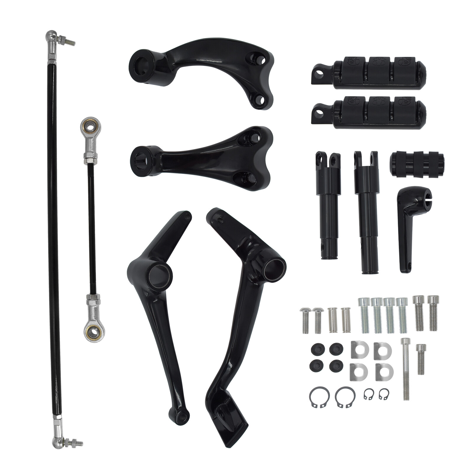 Forward Controls Foot Pegs Levers Linkages For Harley 04-13 Sportster 883 1200