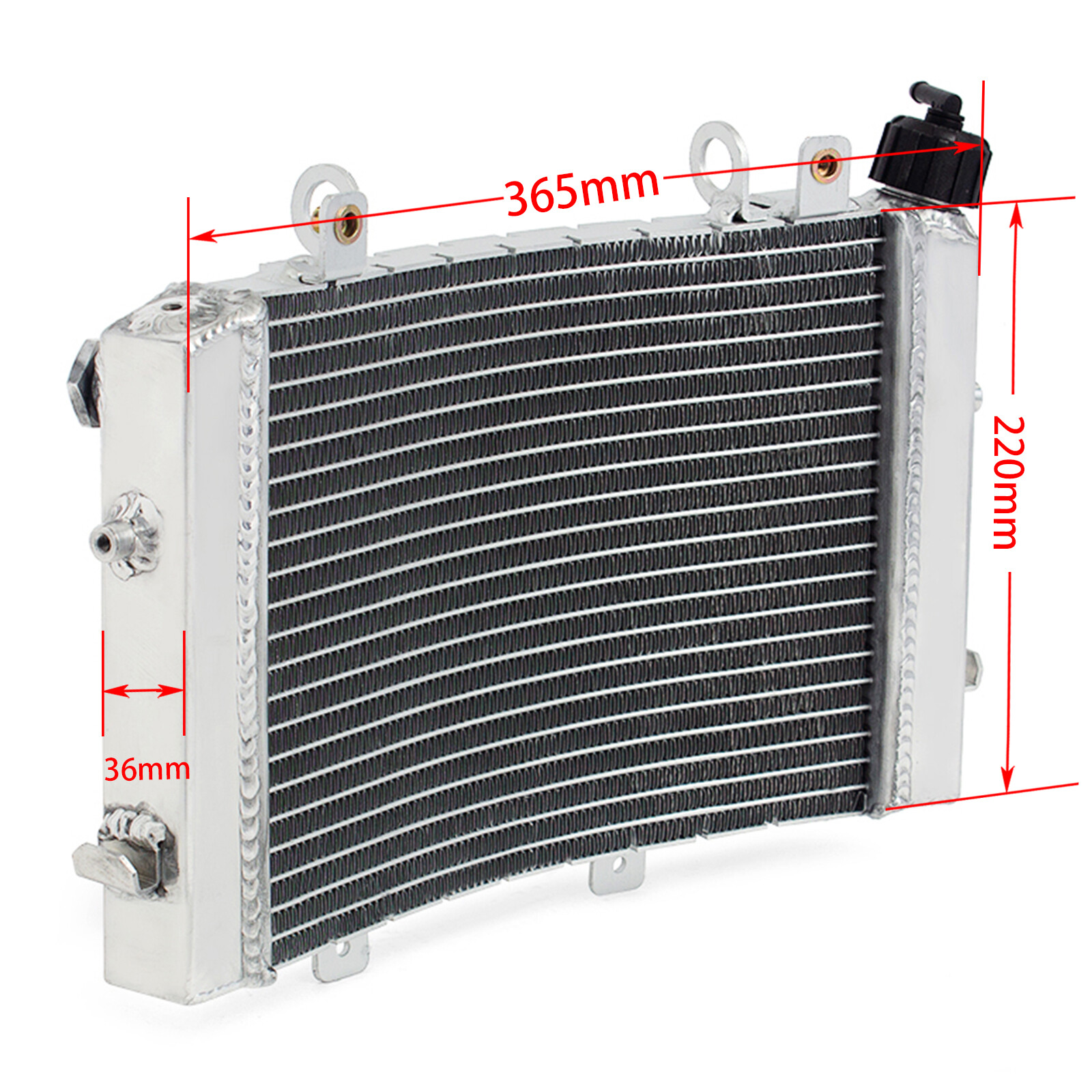 Aluminum Radiator for DUKE 690 2013-2019 18 17 16 15 14 Fit 76035010000 Cooling
