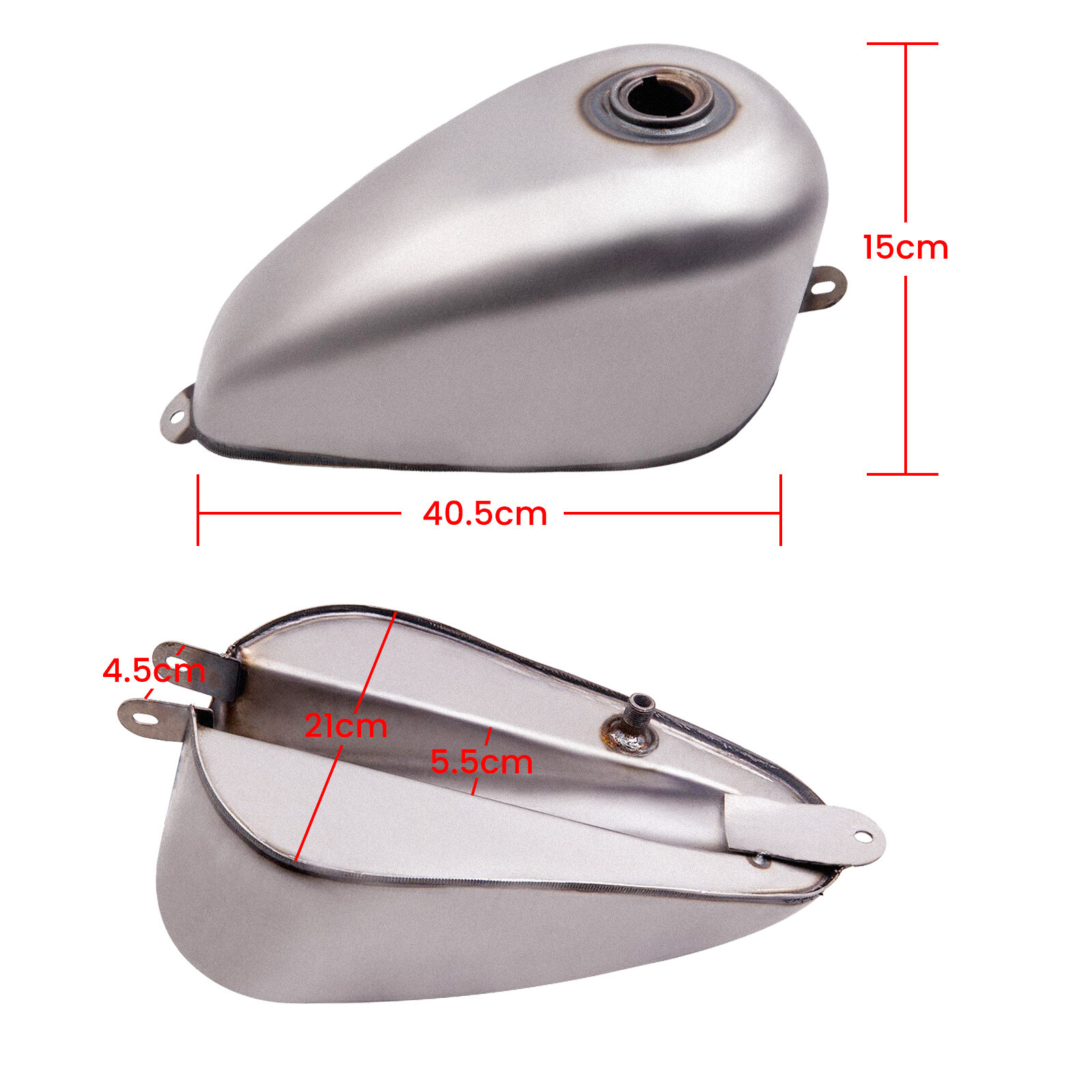 1.5 Gallon 5.6L Gas Fuel Tank For Harley Sportster Ironhead Bobber 1955-78