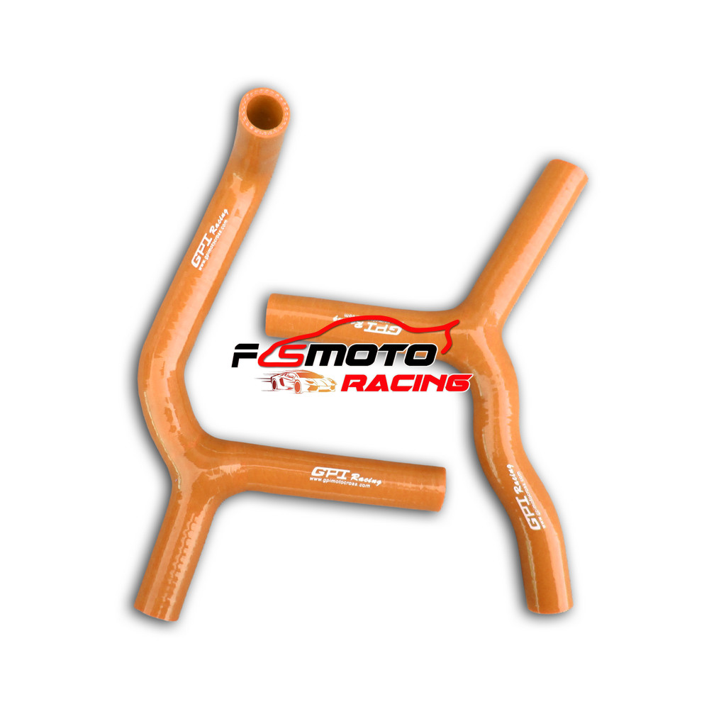 Silicone Radiator Y Hose FOR KTM 85SX 105XC 85/105 SX/XC 2003-2012 2011 ORANGE