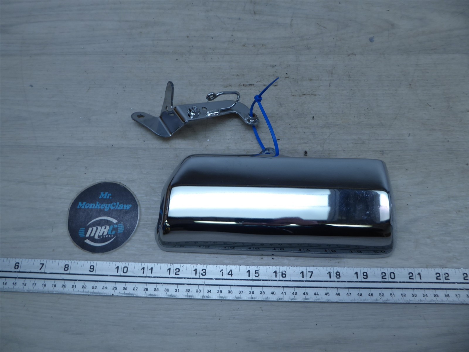 1998 Honda Valkyrie GL1500C H20778. rectangular chrome trim panel