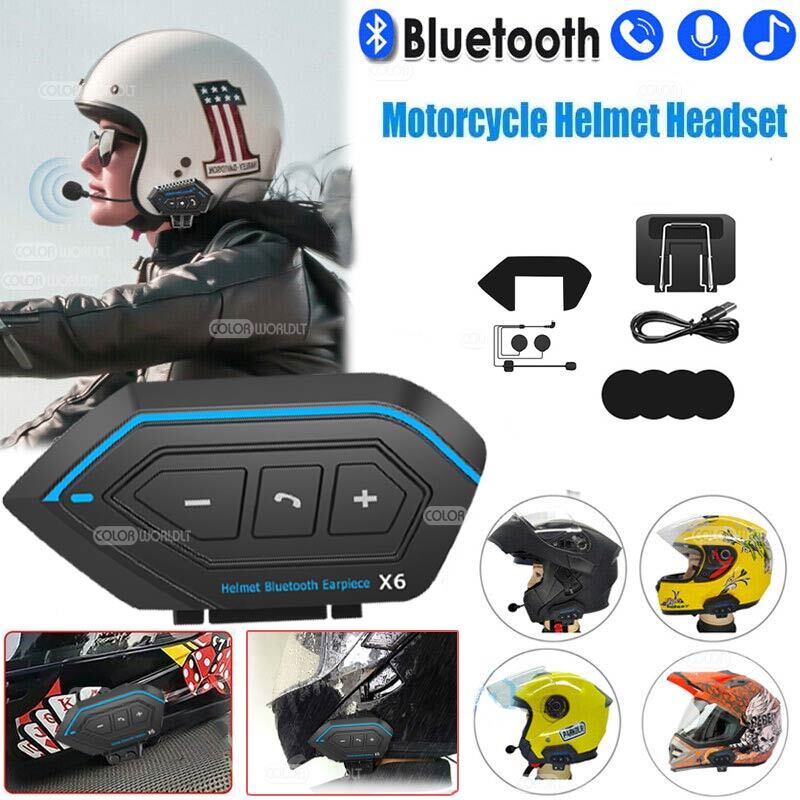 Motorcycle Helmet Headset Wireless Bluetooth Headphone Speaker Hands-Free
