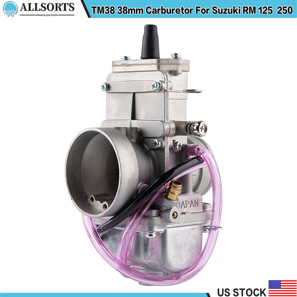 TM 38mm 38 mm Flat Slide Carburetor For Mikuni Yamaha YZ 125 YZ 250 TM38-86 Carb