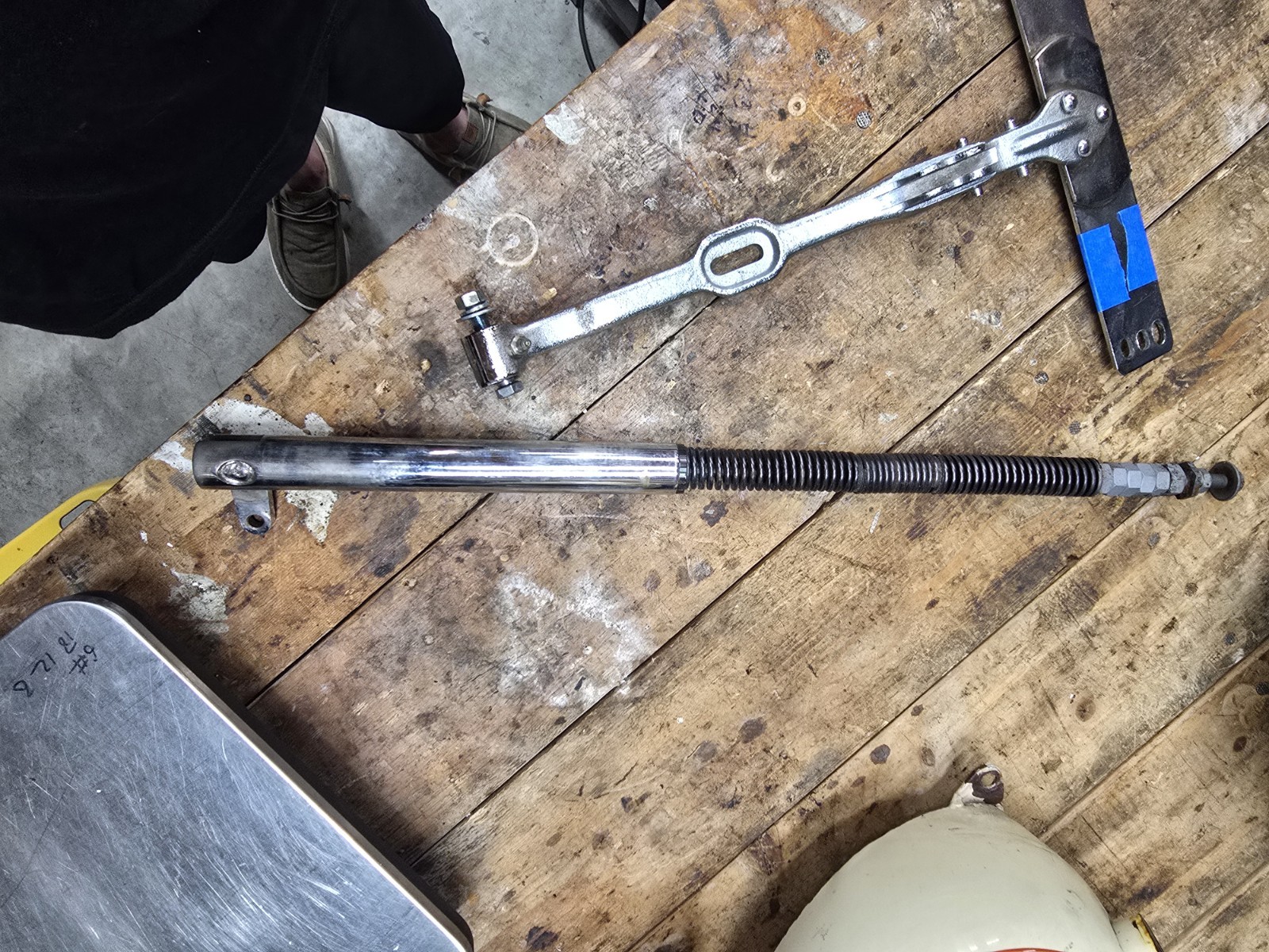 Chrome Seat Post Pogo Stick Plunger & T Bar Harley Big Twin 1936-1980 EL FL UL