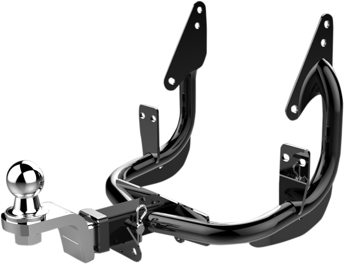 Khrome Werks Black Low Mount Trailer Hitch Receiver for 1986-2008 Harley Touring