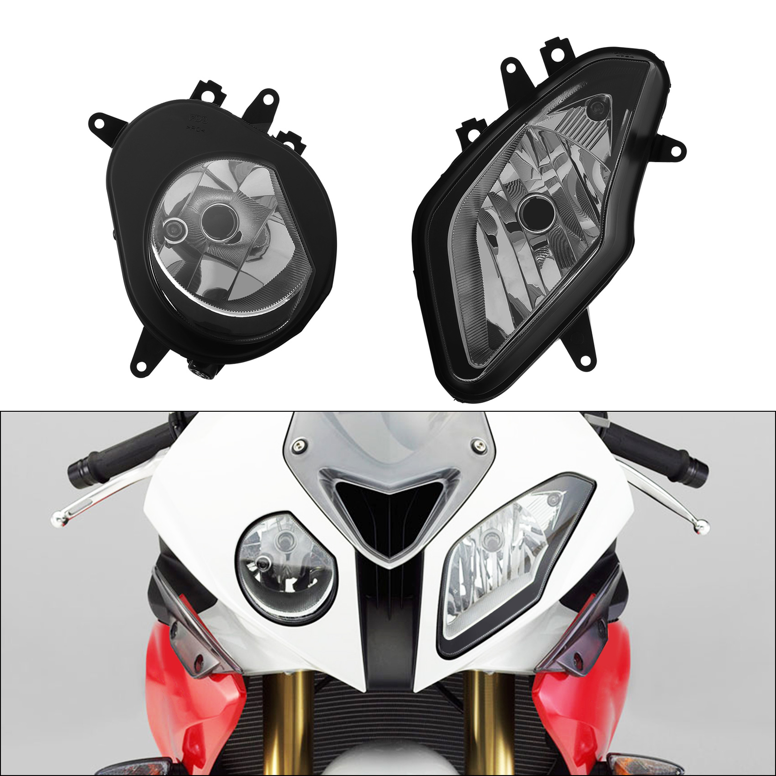 Clear Front Headlight Lamp Housing Assembly Fit For BMW S1000RR S1000RR 10-14 13