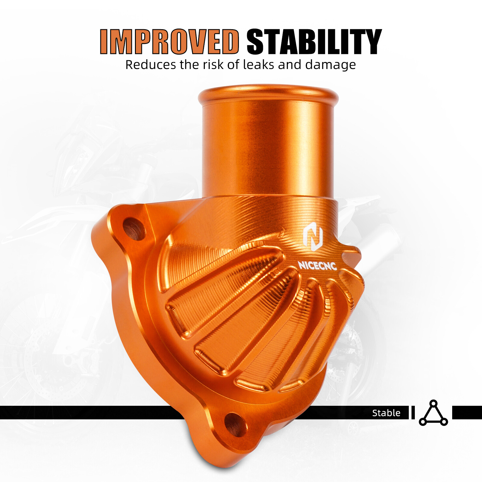 NICECNC Thermostat Housing Cover For KTM 790 890 DUKE / R 2018-2024 Anodized