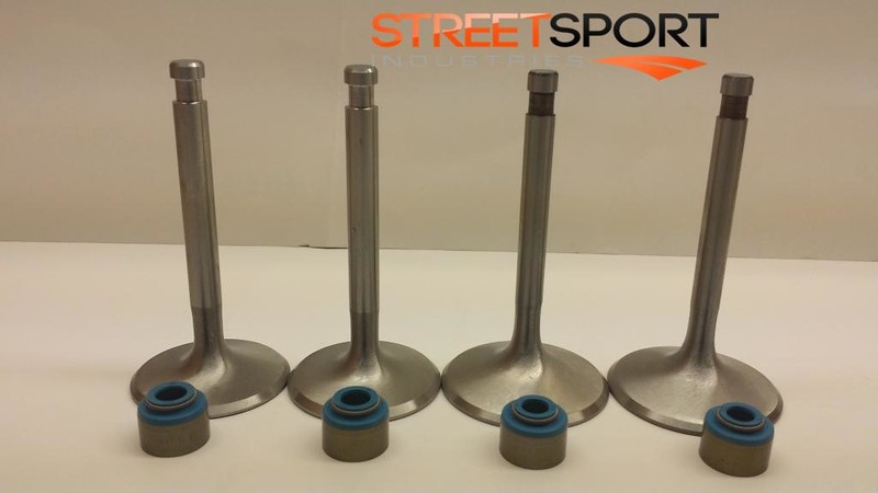 Harley IRONHEAD Sportster 70-85 SS Int & 1 5/8″ Exh Valves + Seals Set of 4 -NEW