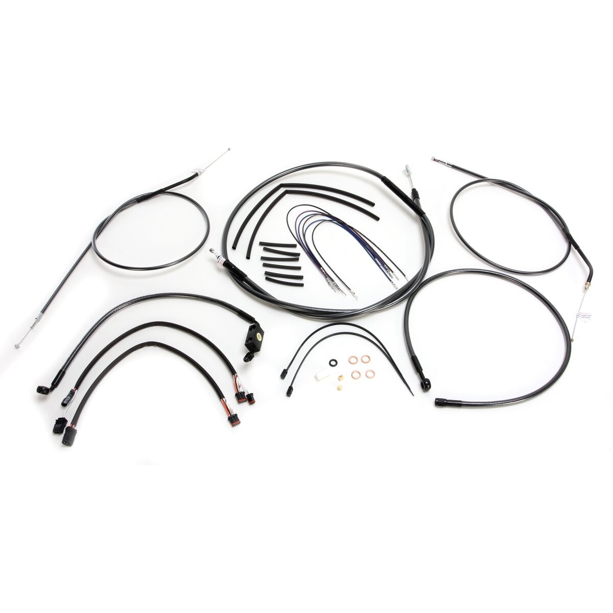 Magnum Pearl Handlebar Kit for 10 in.-12 in. Ape Hangers w/ABS-487672