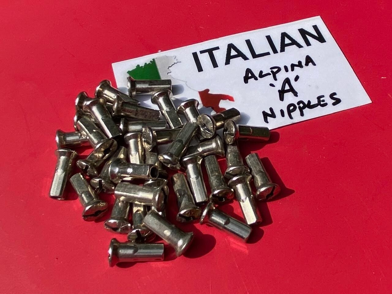 ALPINA A NIPPLE SET 3.2 • NOS 36pc Motorcycle Minibike Aermacchi Benelli Ducati