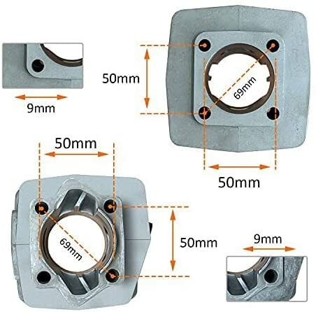2 Stroke LD100 Motor 50MM of 100CC Motorized Bicycle Engine Gas Petrol Motor Kit