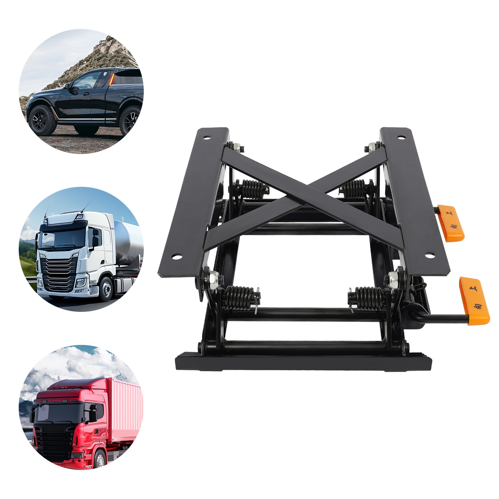 Car Seat Height Adjuster Seat Pedestal Holder Lifting Base Lift Rack 2.76″-5.12″