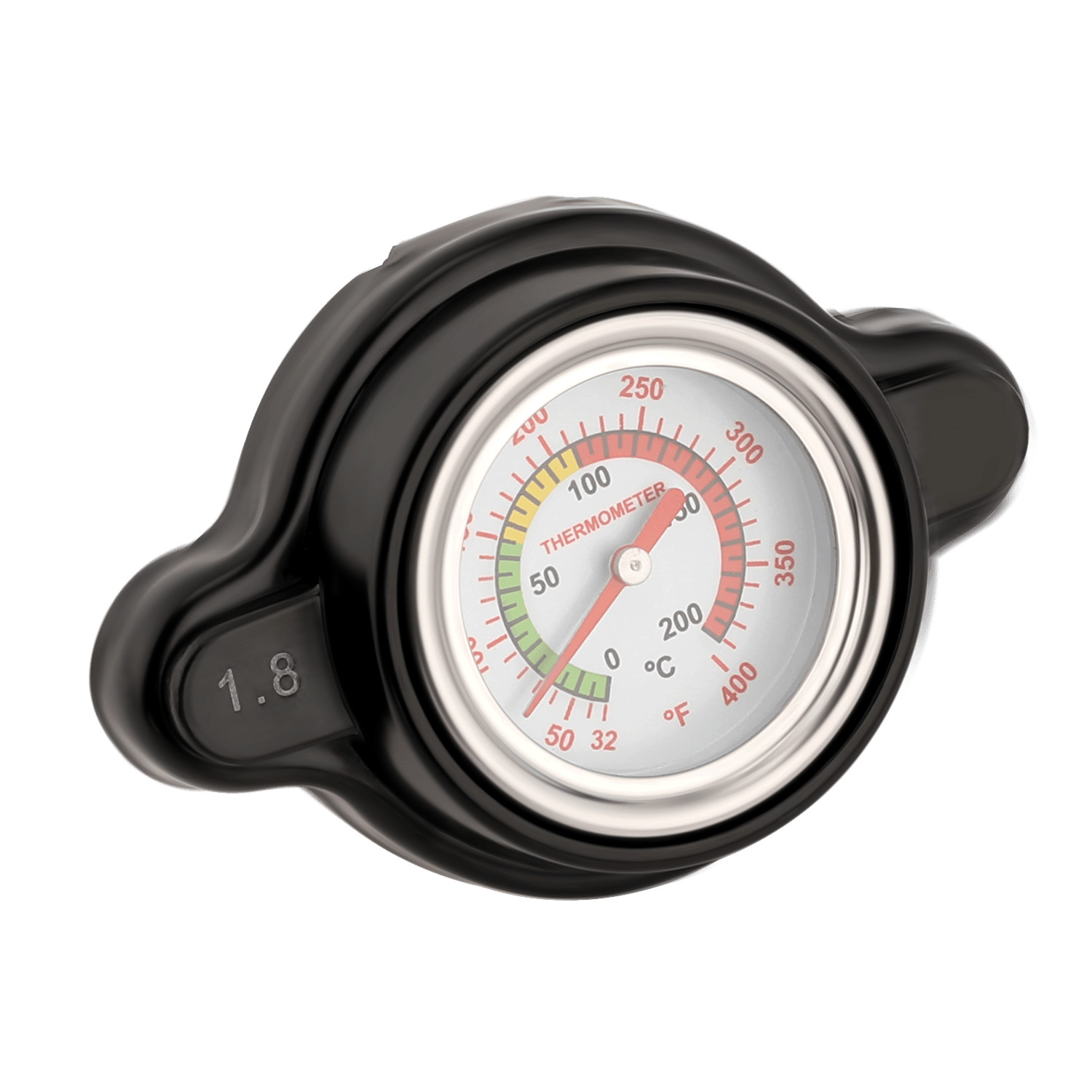 NEW High Pressure Radiator Cap w/ Temperature Gauge 1.8 Bar Radiator Cap 25.6Psi