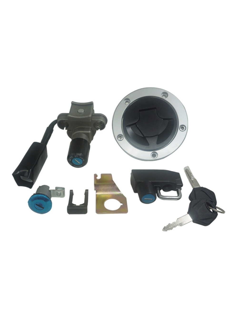 Motorcycle Lock set (Ignition Switch+Tank+Seat) for KAWASAKI BR125JZ125PRO 17-22