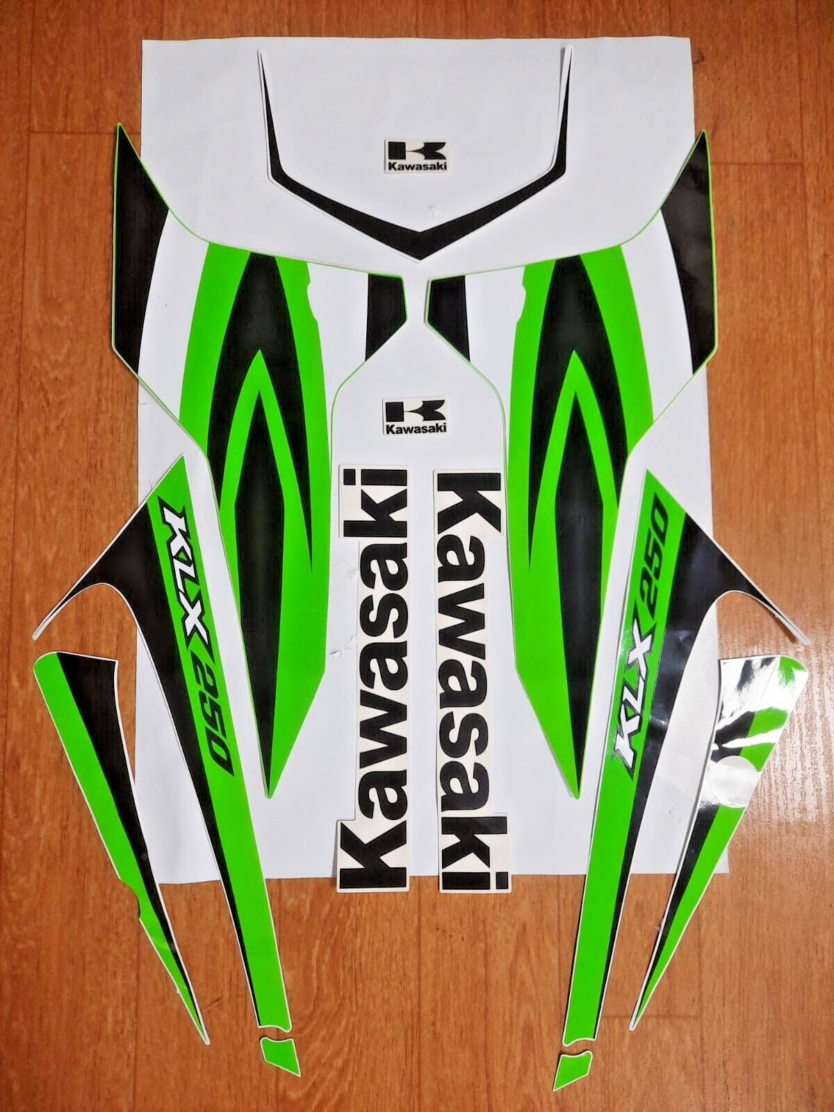 Kawasaki KLX 250 2009 Original Replica OEM Complete Body Genuine Sticker Set
