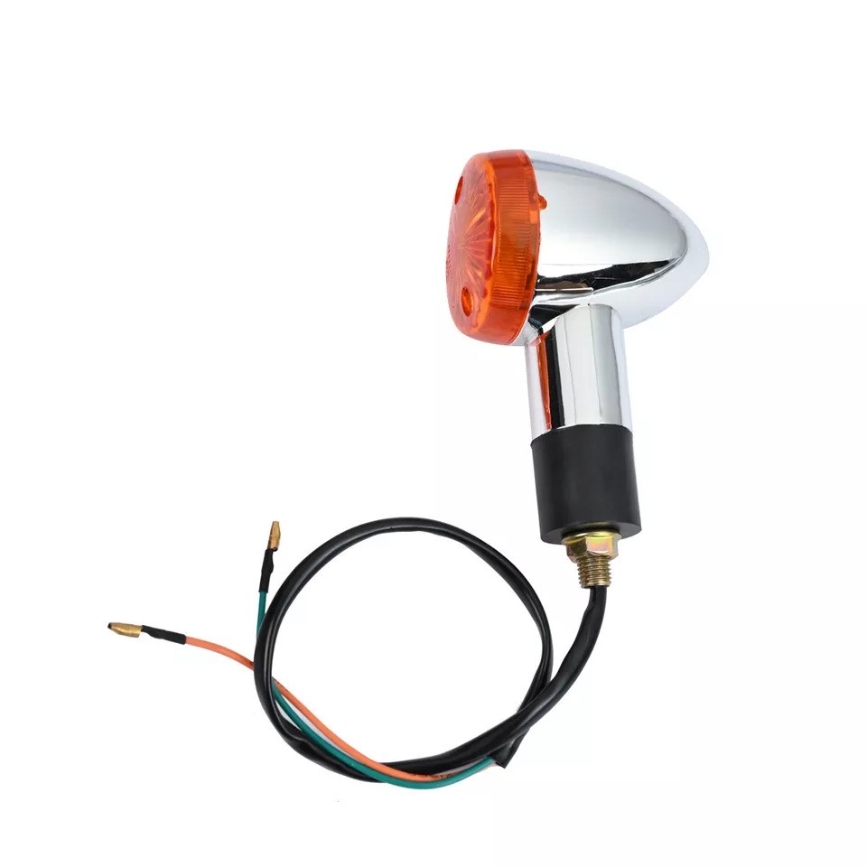 1 Pair of Turn Signals 10mm 12V FOR Harley-Davidson Honda Kawasaki Yamaha Suzuki