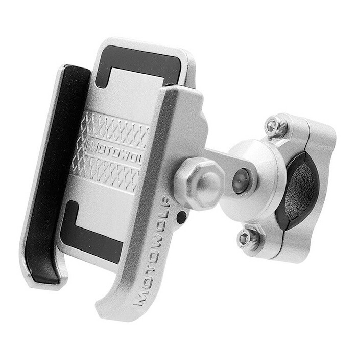 Cell Phone Mount Holder Motorcycle Bike Bicycle 360 Rotation Handlebar Install