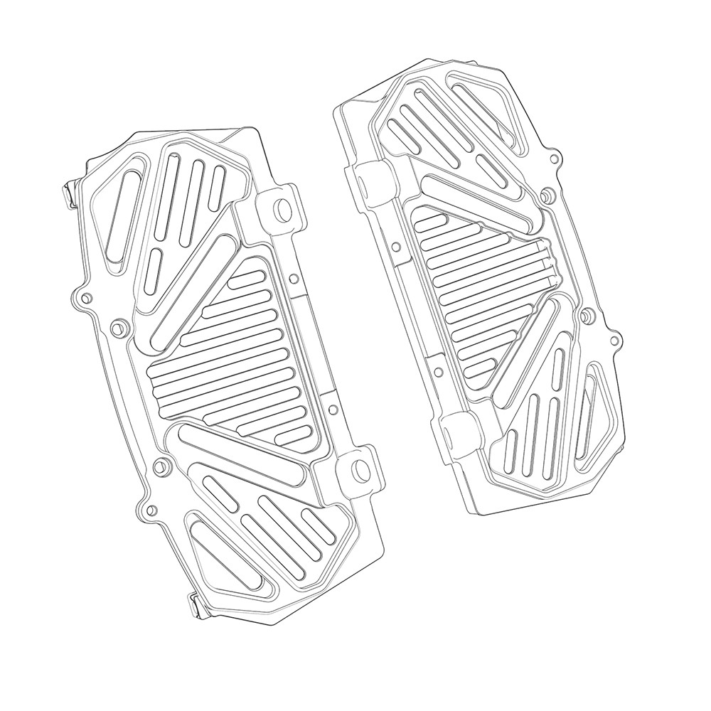 FOR GASGAS EX 450F EX 300TPI EX 250F MC 350F EC 250 Radiator Grille Guared Cover