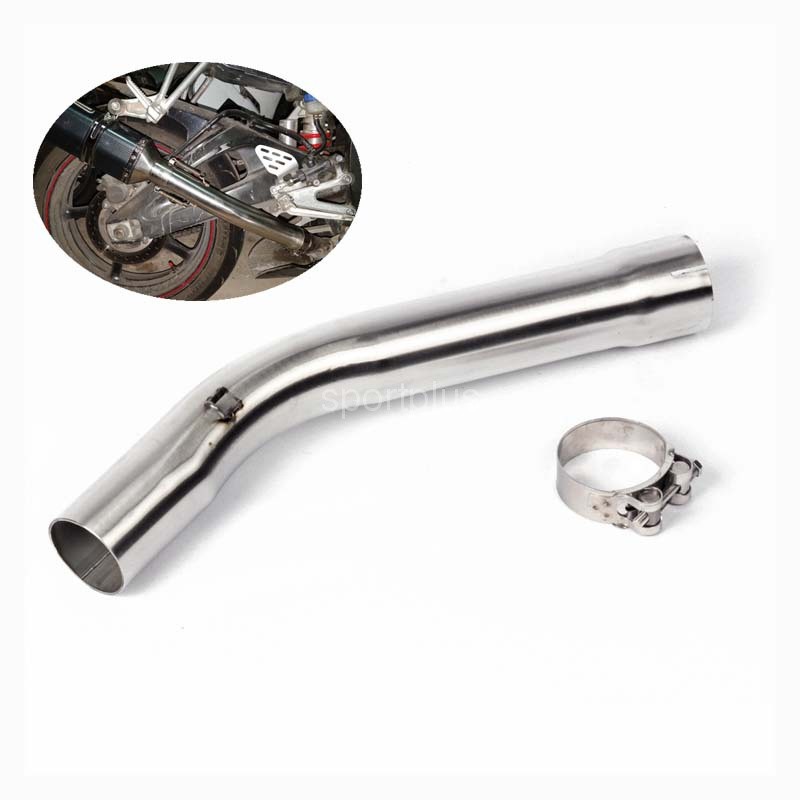 For Yamaha YZF R6 1998-2005 Exhaust Mid Link Pipe Slip On 51mm Muffler System
