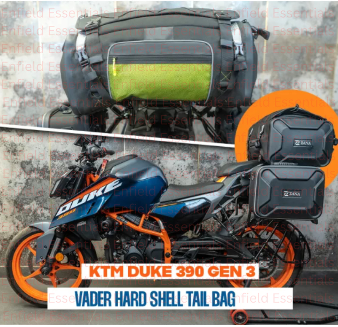 Vader Hard Shell Tail Bag (65 litre) FIT For KTM DUKE 250/390 GEN-3.