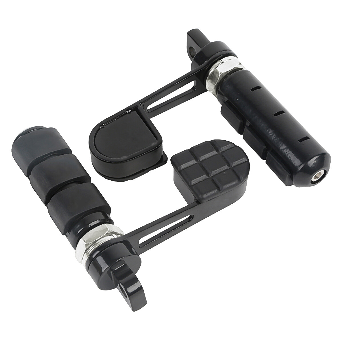 Anti Vibration Stirrup Heel Foot Pegs Fit For Harley Softail Sportster 883 1200