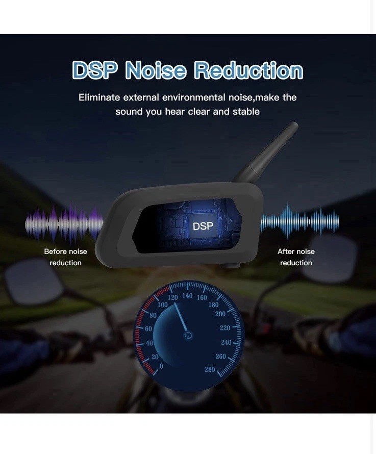 EJEAS V6 Pro+ Motorcycle Bluetooth Intercom 2-Pack 6 Rider 800M IP67 2026 USB-C