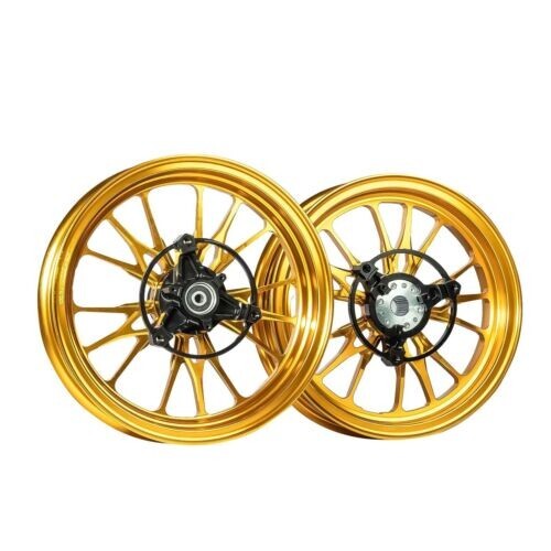 MOS GR15 Forged Alloy Wheels for Yamaha Cygnus Gryphus 125 2020 – 2025 Gold