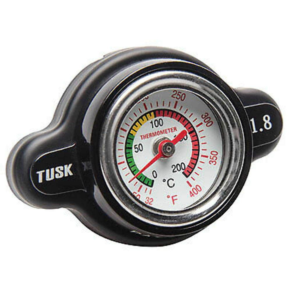 Tusk High Pressure Radiator Cap w/Temperature Gauge 1.8 Bar-Yamaha,YZ,YZR,WRF