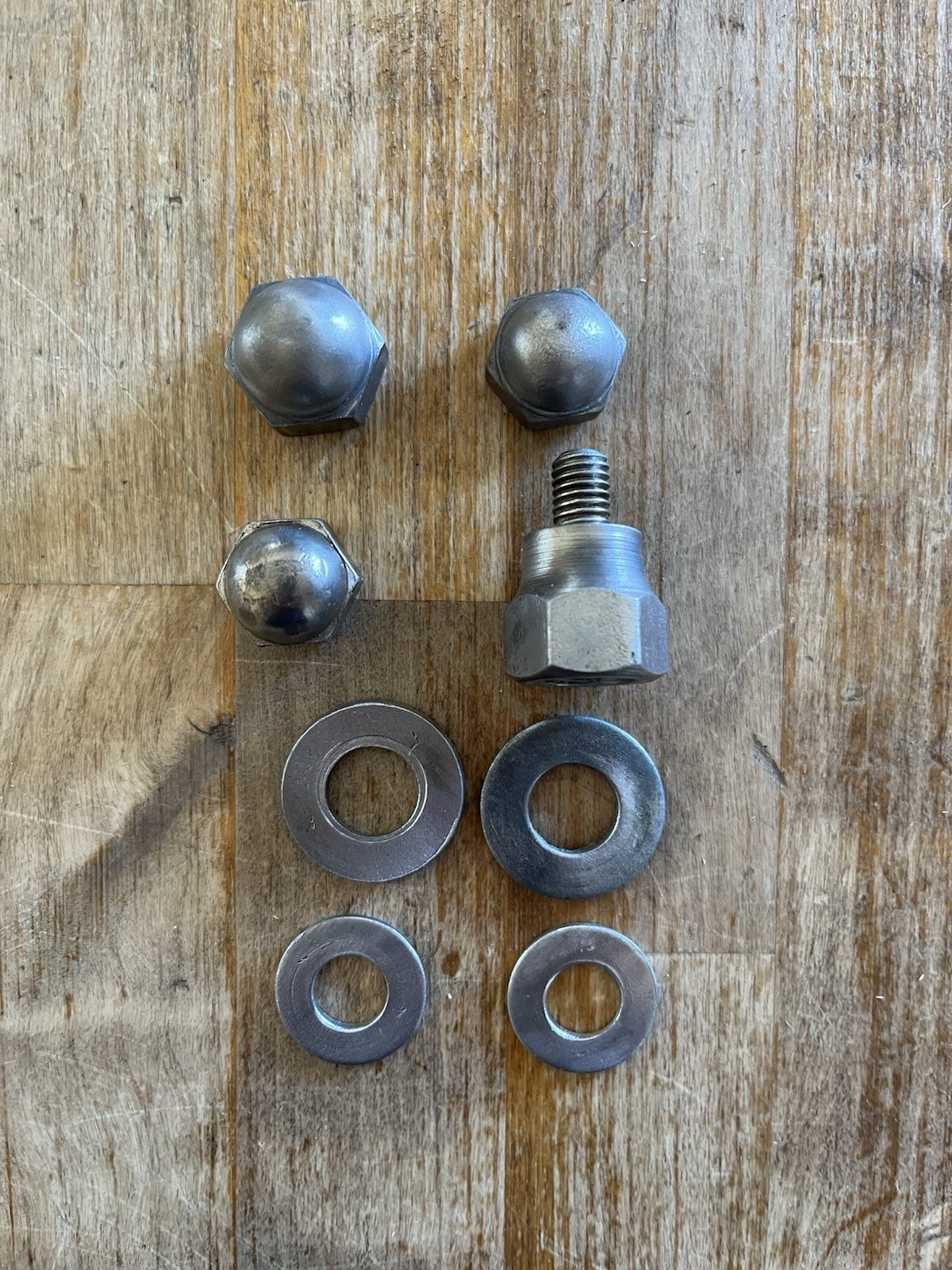 1967 Honda TRAIL 90 CT90 OEM Rear Shock Nuts & Washers Same Day Ship