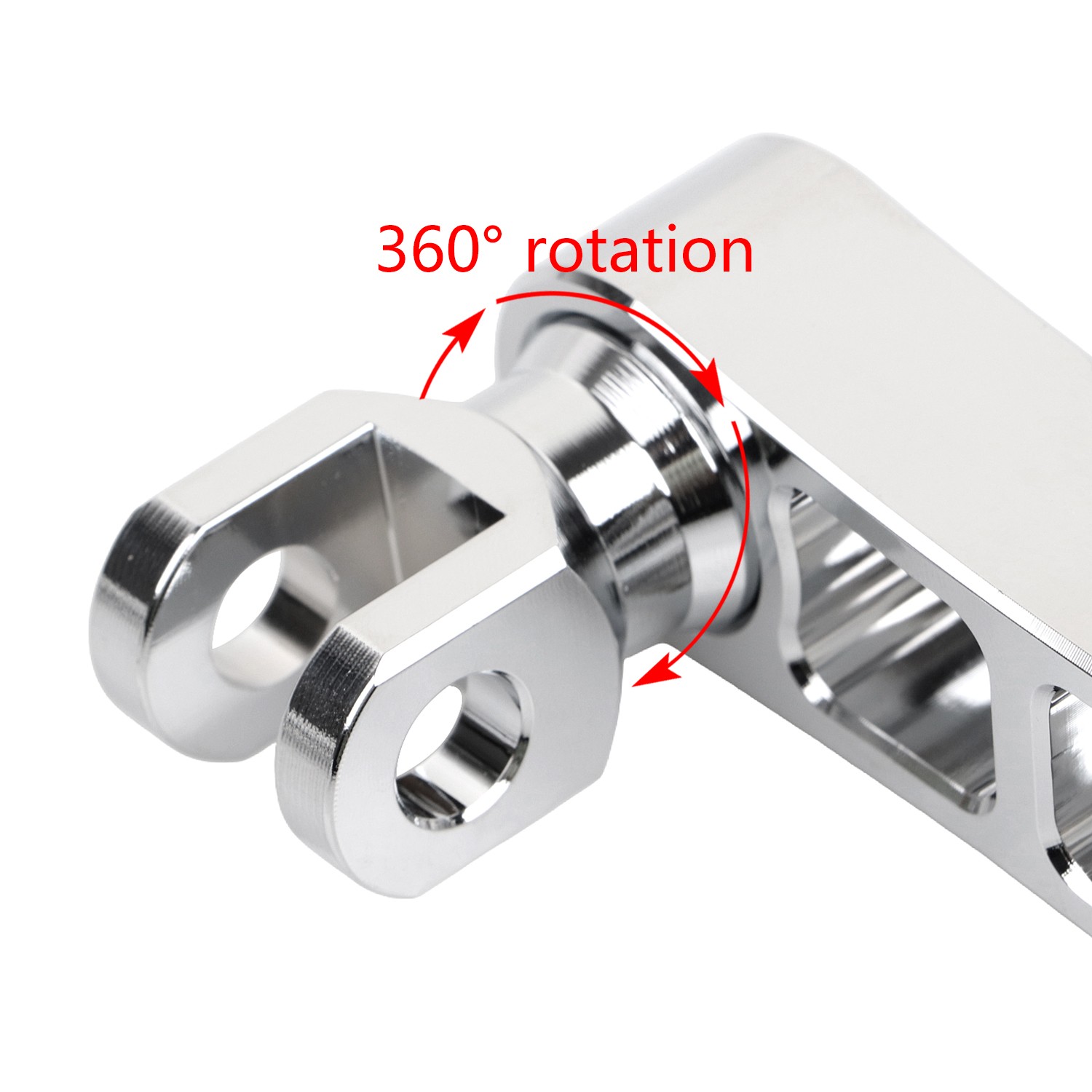 Chrome Foot Peg Extensions Mount For Harley Dyna Wide Glide FXDWG Fat Bob FXDF