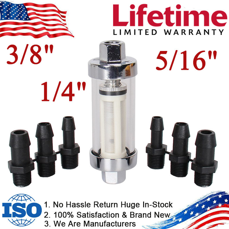 High Performance Inline Oil Fuel Filter For Carburated Applications FFC1000-9706