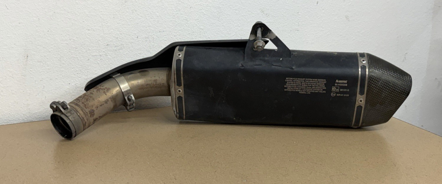 2019-2025 KAWASAKI – Versys 1000 – Akrapovic Titanium Sports Exhaust Slip On Dmg