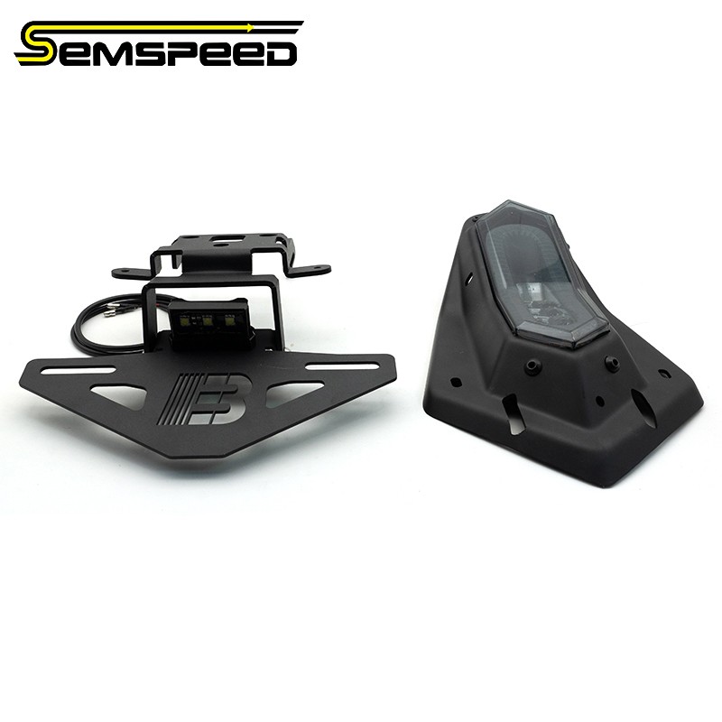 License Plate Holder With Tail Light Brake Lamp For CF-MOTO 675SS 675SR-R 675NK