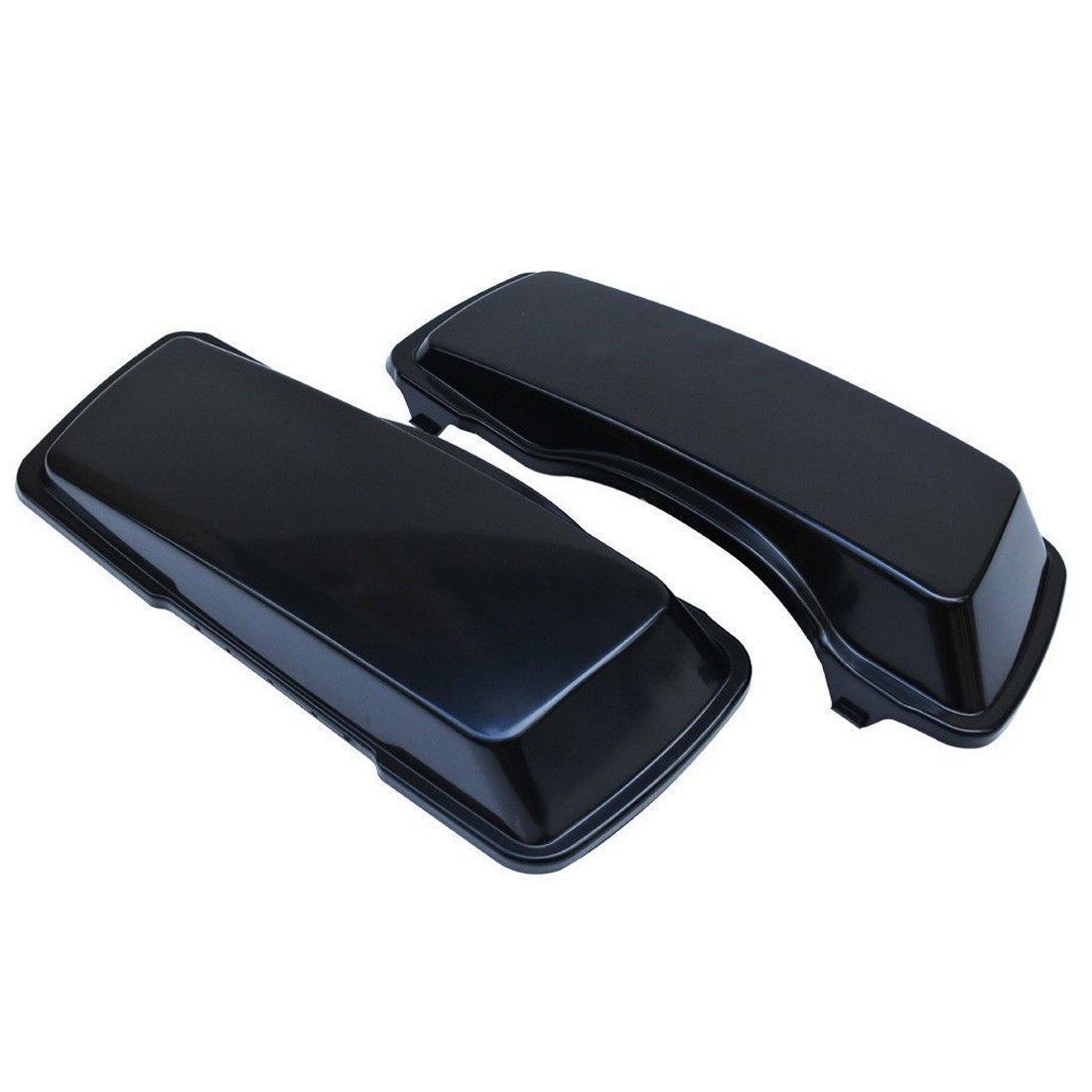 Unpainted Black Hard Saddlebag Cover Lids Fit For Harley Touring Model 1993-2013