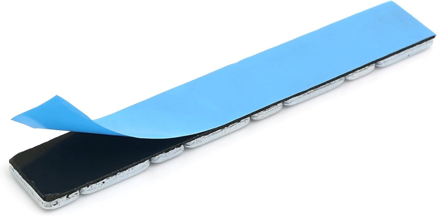 Adhesive Back Wheel Balance Weights Strips Motorcycle, 124x18mm, 2.1oz, 2pcs