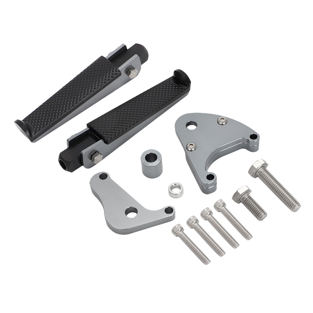 For Yamaha FJR1300 FJR1300A AE ES Mounting Plates & Folding Highway Foot Pegs US