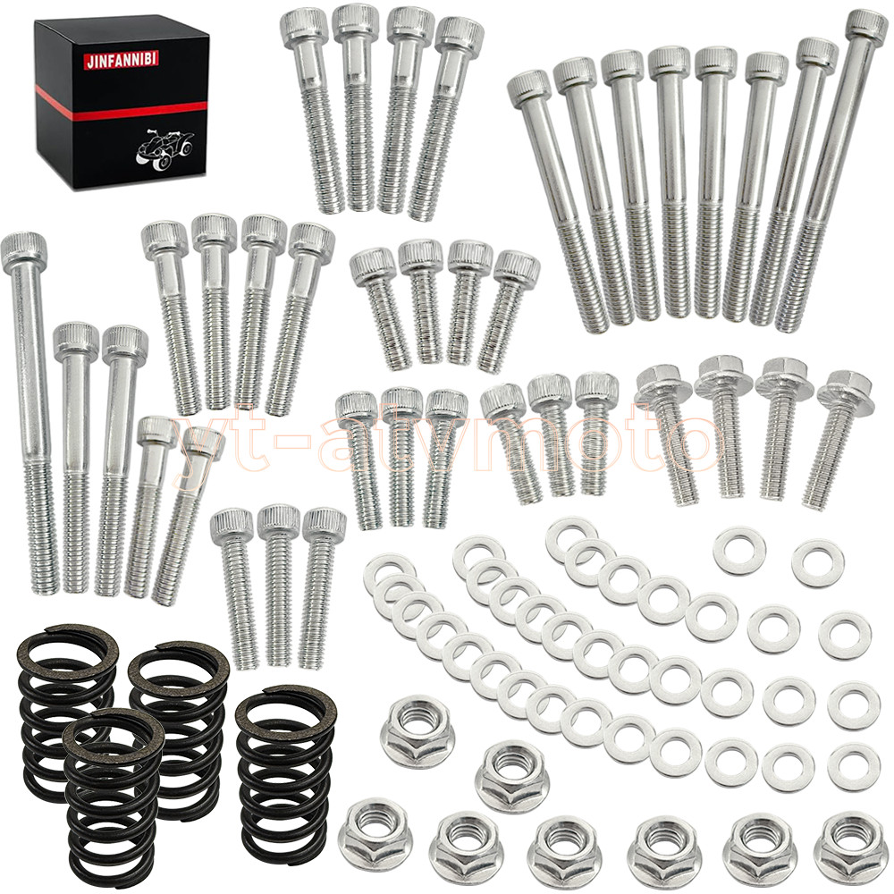 84PCS clutch spring & engine bolts screw Kit For Honda CR85R CR85RB 2003-2007
