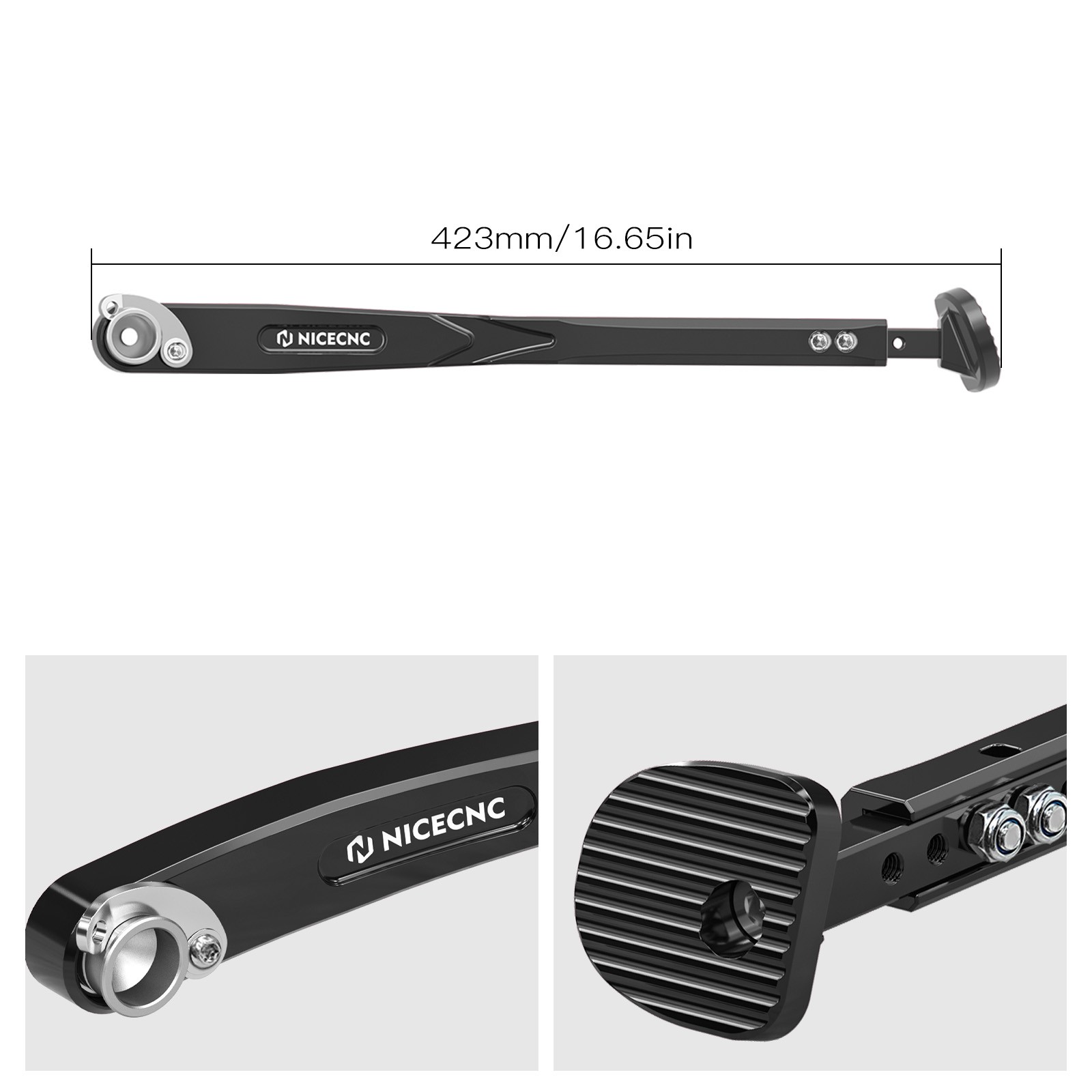 NICECNC 5 Level Adjustable Side Stand Kickstand For Stark Varg EX MX 2024-2025
