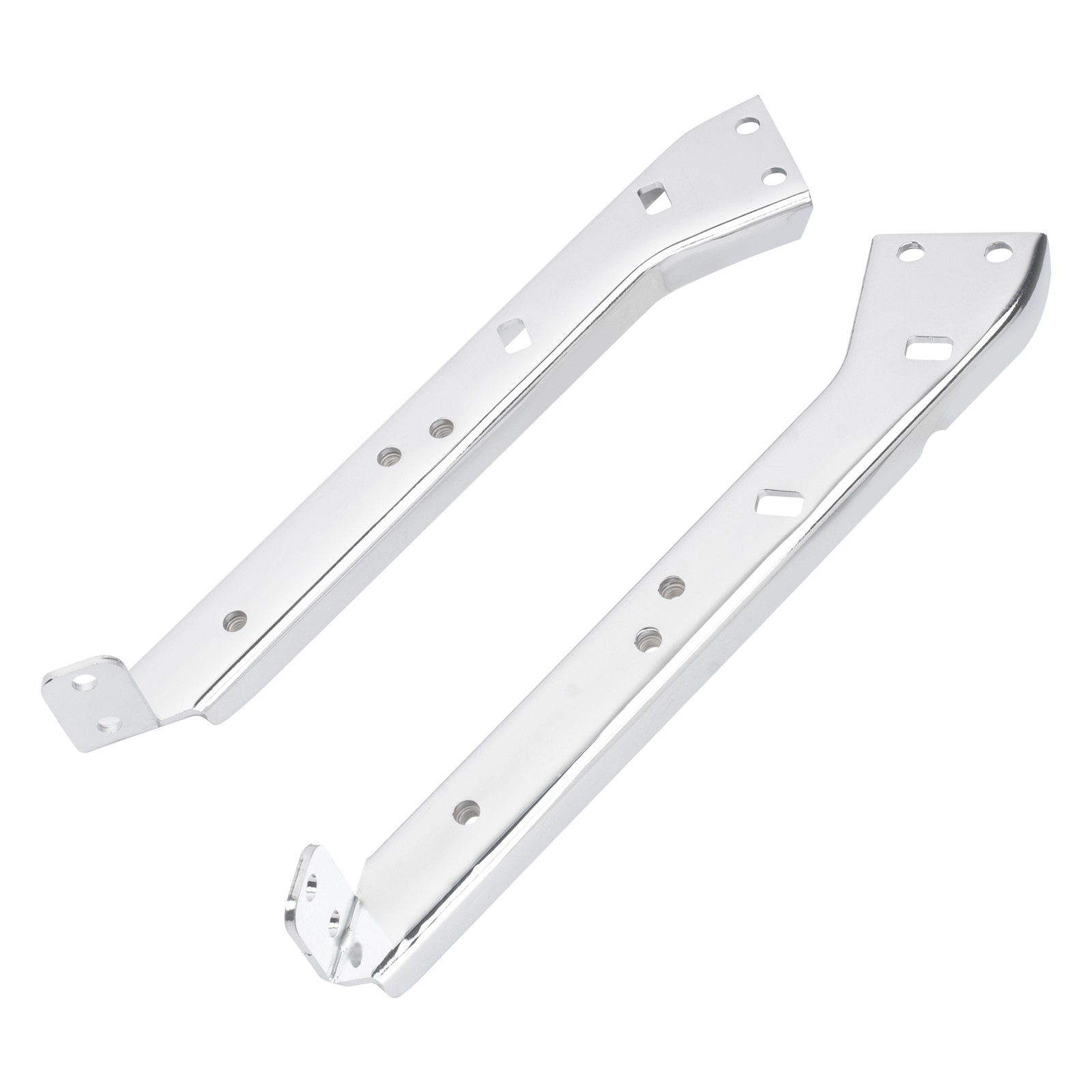 Chrome Saddlebag Rail Support Bracket Fits For Harley Touring Road Glide 85-08