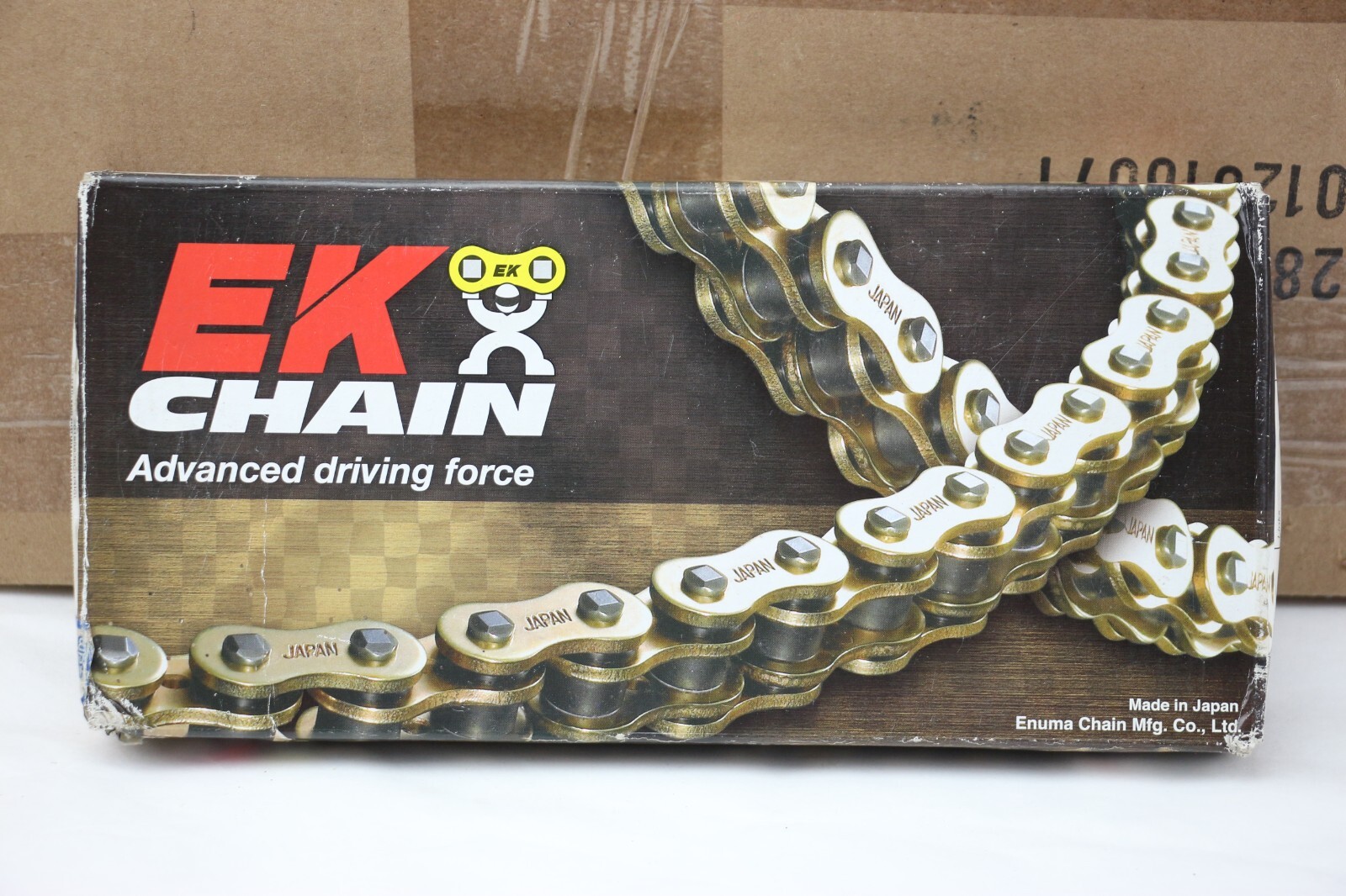 EK CHAIN 525 pitch – ZVX3 Motorcycle Drive Chain W/ Rivet Master Link PURPLE 120