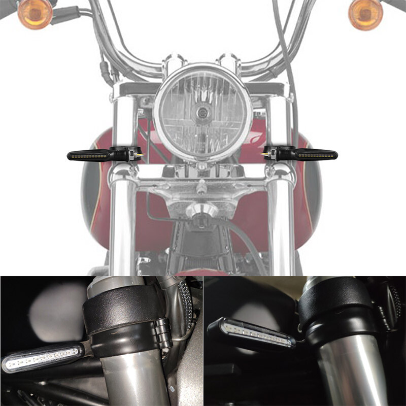 Motorcycle Front Fork Mount Clamp Turn Signal Light Holder Mount Bracket 37-50mm