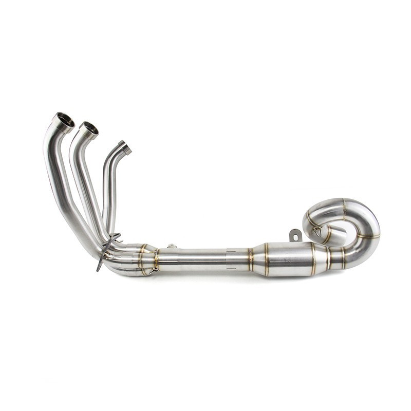 Full Exhaust System 675SS For CF-Moto 675SR 2024-2025 Header Pipe Black Mufflers