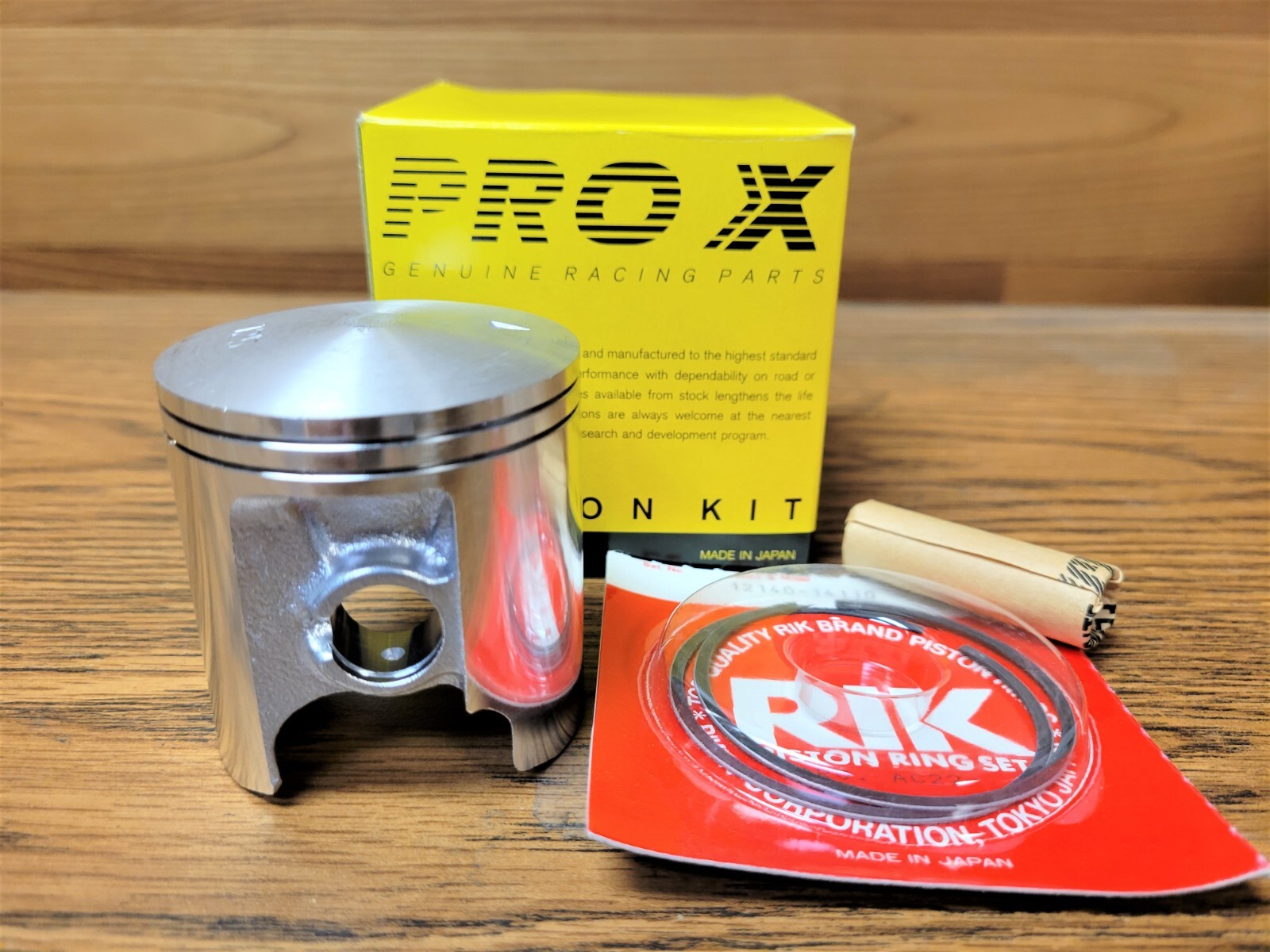 PRO-X PISTON KIT SUZUKI RM125 1980-84 OVERSIZE +.080″ 2.00mm FITS 56mm BORE