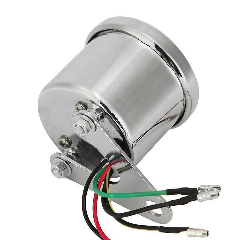 Motorcycle Tachometer with Multi-Color LED Backlight Customization
