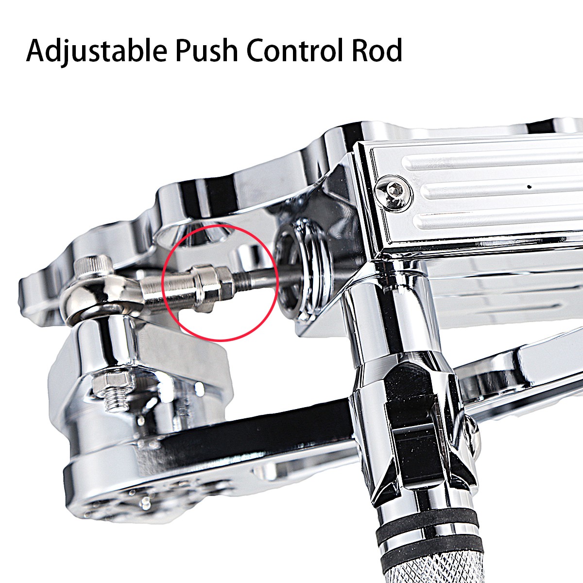 BILLET ALUMINUM CHROME FORWARD CONTROL KITS FOR HARLEY SOFTAIL FATBOY 2007-2017
