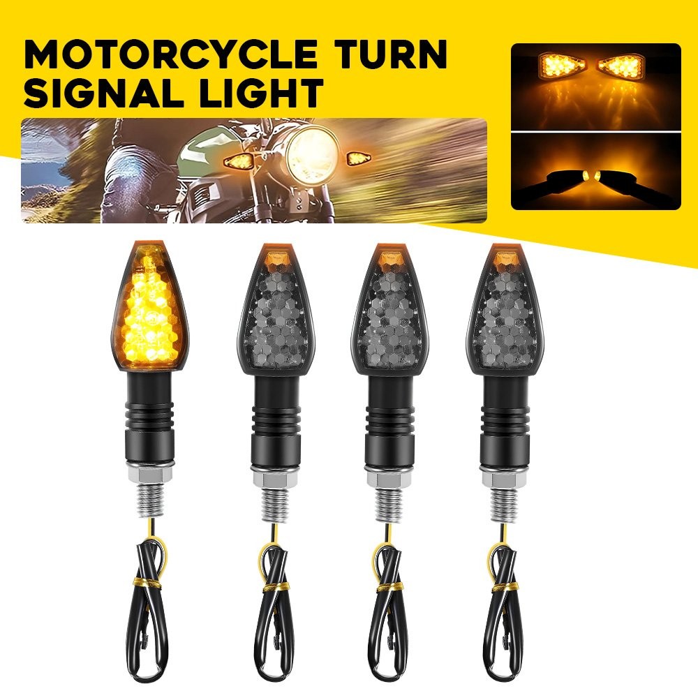 4X LED Turn Signal Light Blinker Amber for Honda Dual Sport Dirt Bike Motorcycle