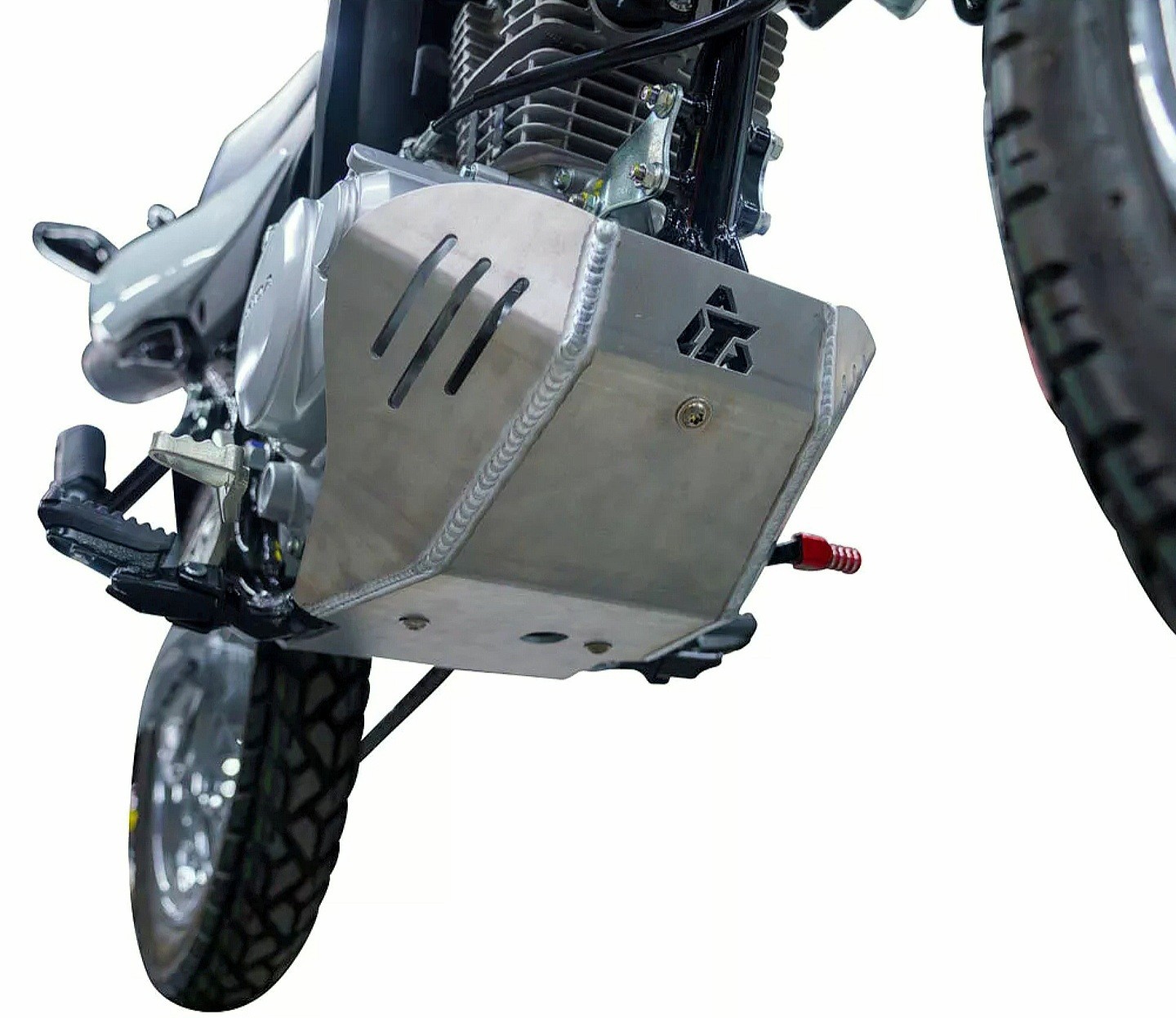 Tusk Aluminum Skid Plate For Honda XR150L 2023-2025 With Hardware